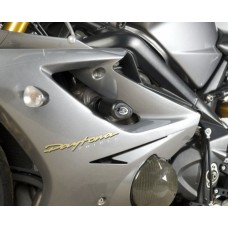 R&G Racing Aero no-cut Frame Sliders (standard road version) for Triumph 675 Daytona '06-'12